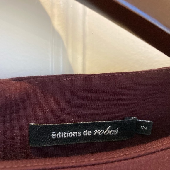 Plum Jersey Dress from Éditions des Robes - Picture 7 of 8